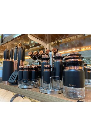 MNZ-Ilik Home 24 قطعة المطبخ مجموعة İH-10 - AROW