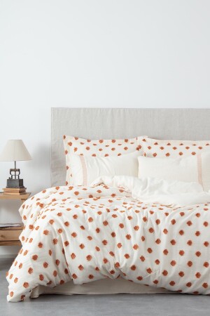 MNZ-Imre Battal Boy Duvet Cover Set 100% عودية القطن المسلين Terra 240x220 سم NVRIMR240x220 - Ecocotton