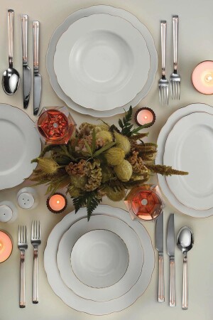 MNZ-İncı العظام Oly 53 Prc Nyemek Tk شبكة النحاس INBNOLY53YT120 - Kütahya Porselen