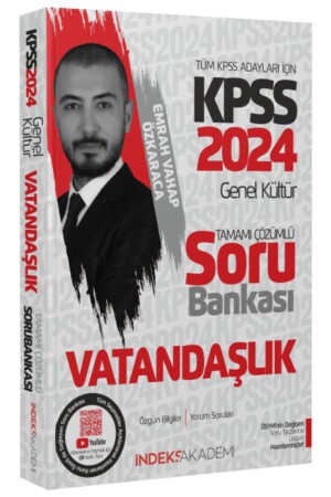 MNZ-İndeks Akademi 2024 KPSS بنك سؤال المواطنية مع الحل - Emrah Vahap Özkaraca إندكس أكاديمية النشر - İndeks Akademi Yayıncılık