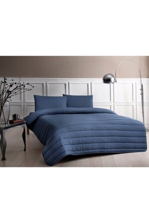 مجموعة من الـ MNZ-Indigo Double Jersey Comforter Set - Taç