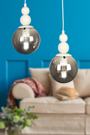 MNZ-Infinite 2. li شمعة زجاجات مدخنة بيضاء BEG0032BEG02 - Begüsa