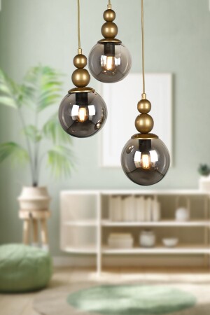 MNZ-Infinite 3 . مصباح مع زجاجات مدخنة قديمة BEG0032BEG03 - Begüsa