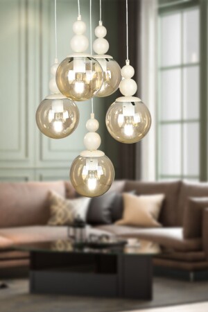 MNZ-Infinite 5. li شمعة زجاج العسل الأبيض BEG0032BEG05 - Begüsa