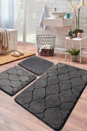 MNZ-Infinitiy Anthracite 3-piece Set WC Set 8682125935799 - Chilai Home