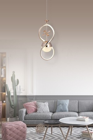 MNZ-Infinity 3 ألوان (أصفر أبيض وضوء النهار) الذهب فخمة مديرة الشنابل مفهوم HR029 - HİRA AYDINLATMA