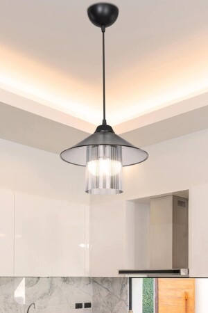 مصباح عجلة من طراز MNZ-Inka مع زجاج مدخن mng. 7490 - manogrup avize aydınlatma