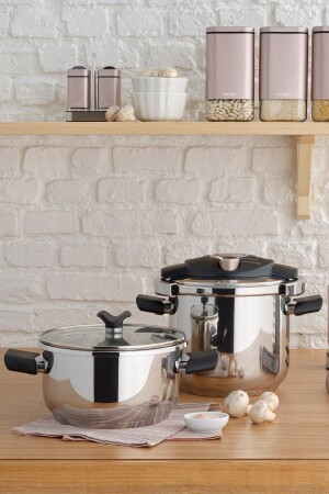 (MNZ-Innocook) ، طباخ ضغط (Golden Pink 4 6.5 ليترا 600. 15. 01. 0044 - Emsan