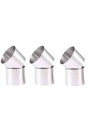 MNZ-Intime - 6 قطع مستديرة - قالب كعكة واحد - 8x7 Cm i511165231 - intime endüstriyel mutfak