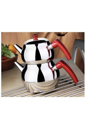 MNZ-Ipeksaray حجم العائلة (قسم كبير) صلاة الشاي مزدوجة الغطاء صلاة الشاي Redbüyük2 - Ceylan