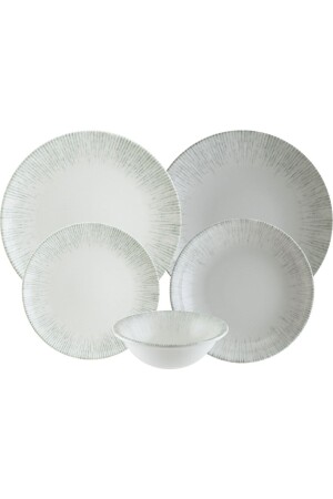 مجموعة عشاء من سلسلة MNZ-Iris 27 قطعة لـ 6 أشخاص 4864864311 - Bonna Porselen