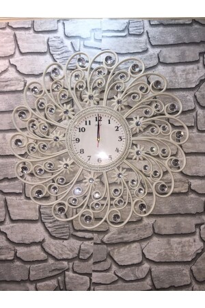 MNZ-'iş-sat' حجرة المعيشة الحجرية ذات الحجم الكبير نوع الساعة الحداثة الجدارية (نموذج جديد) İŞSAT-540BTY - QUARTZ