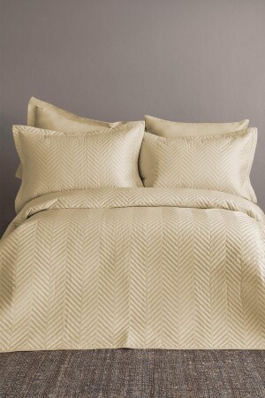 MNZ-Issimo بسهولة كريم الأوركيد غطاء السرير مجموعة مزدوجة VPH-1432 - İssimo