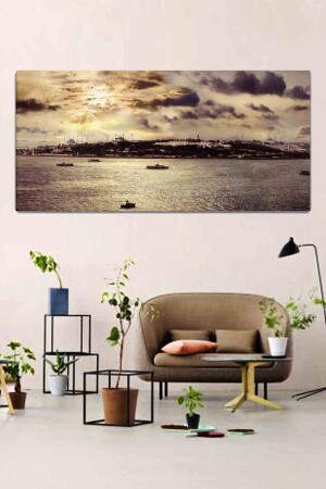 MNZ-Istanbul Peninsula Canvas طباعة 60x140 İSTNBLYRMADA016 - ColorVision