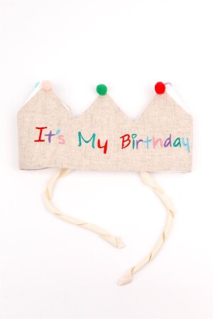 MNZ-It's My Birthday Written Hair Band مع علبة طلاء متعددة الألوان - Le Mabelle