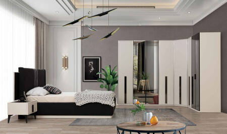 غرفة نوم من زاوية (MNZ-Ivy) - Cadde Yıldız