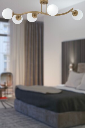 MNZ-Izem 5 قطع قديمة حديثة سقف صالونة غرف المطبخ غرف النوم شمعة 3918-05-FR - Apliqa