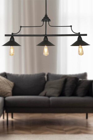 MNZ-Izzy 3 صف لمبة معلقة غرفة الأطفال الحديثة المطبخ غرفة المعيشة الشنادل 4016-03S-B - Apliqa