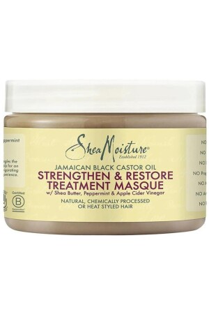 (MNZ-Jamaican Black Castor Oil) قناع الشعر لتعزيز وإصلاحه 284gr 764302019589 - Shea Moisture