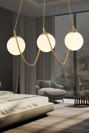 MNZ-Jarry 3 قطع زجاج أبيض عتيق الملونة تصميم جديد طاولة الطعام فوق غرفة المعيشة شمعة 3755-03-FR - Apliqa