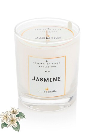 الشمعة ذات العطر (MNZ-Jasmine) PRFNMUM - Mois Candle