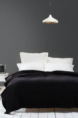 غطاء مزدوج من MNZ-Joena الأسود - Karaca Home