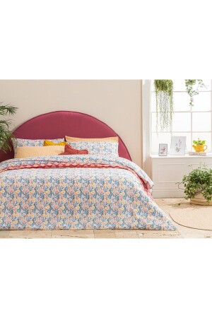 MNZ-Joyus Florets Easy Iron Double Duvet Cover 200x220 سم خفيفة الوردية TYC00782306839 - English Home