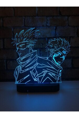 MNZ-Jujutsu Kaisen Satoru Gojo و Yuji Itadori مصباح طاولة - Petradesign
