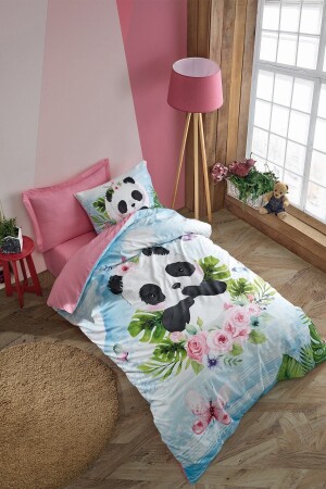 MNZ-Junior Single Duvet Cover Set جودي وردي 8680108054000 - Cotton Box
