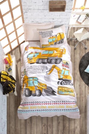 MNZ-Junior Single Duvet Cover Set Track - التركيز 1186855020051 - Cotton Box