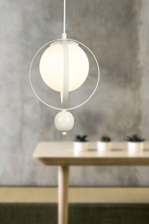 MNZ-Jupiter واحد شمعة الزجاج الأبيض الأبيض BEG0025BEG01 - Begüsa