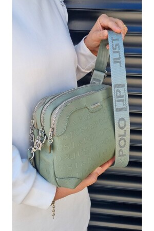 MNZ-Justpolo نساء خضراء قابلة للتعديل شقوط طويلة كتف و كيس الجسم المتقاطع tm4003kombin - Just Polo