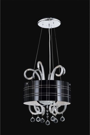 مصباح معلق من طراز MNZ-K. Titan Lamp Black 3x 40w G9 Lighting 13601-1A,19 - VİLDA HOME