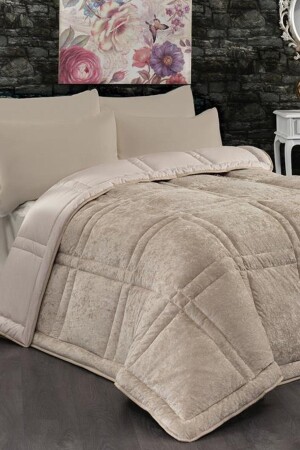 MNZ-Karelim مضاعفة السلمونة السلمونية البيج CD447639 - Çeyiz Diyarı