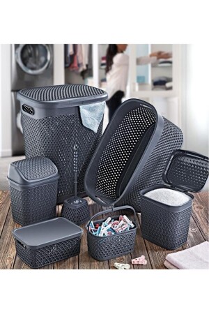 مجموعة من المواد المعدنية من طراز MNZ-Katre 7 قطع حمام الأنتراكيت مجموعة TRN-170SET-07 - SmartWare