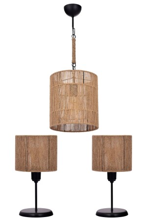 MNZ-Kervan Lux Woven Combined Set من 3 PA. 0595 - polataydinlatma