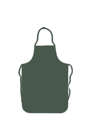 MNZ-Khaki Green Hanging Kitchen Dish Apron المعدن 50 × 100 سم - Omniclean
