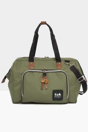 MNZ-Khaki معلقة أم حقيبة رعاية الطفل M000002154 - Bagmori