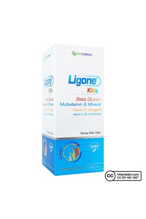 MNZ-Kids ملطيفيتامينات سريب 150 مل - Ligone