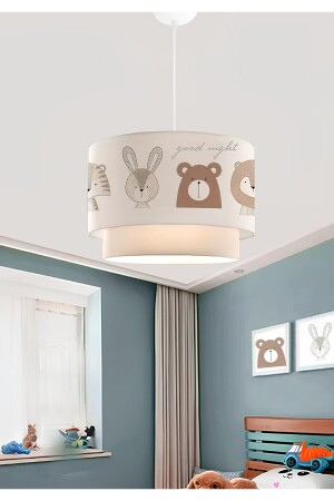 MNZ-Kids Fabric Printed Cake غرفة الأطفال معلق الشنادل Ayd-2995 - Homing