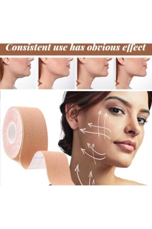 شريط لون الجلد من MNZ-Kinesio لرفع الوجه والترتفعات 3 سم (1 كمبيوتر) - Dalian Home