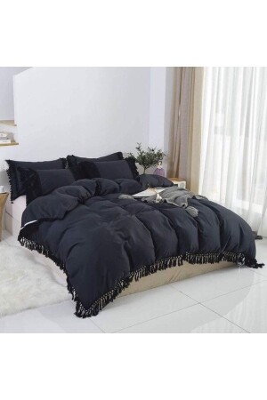 MNZ-King مقاس اليد خياطة التسيل محيطاً غطاء غطاء غطاء أسود مجموعة BBPÜSQ - METİNEV