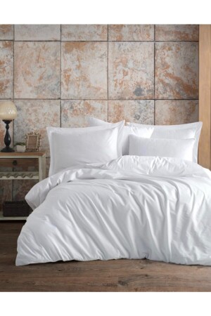 مقاس MNZ-King ، مجموعة غطاء القماش ، قطعة من الأقمشة - أبيض Sf9349 - Sefaoğlu tekstil