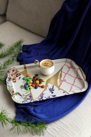 سلة معدنية ذات نمط من MNZ-Kint Sugi - سلة قهوة الشاي - سلة عرض 21 سم × 31 سم TYC00629893852 - Evle