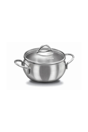 MNZ-Kor A1073 Chubby Deep Steel Pot 20x10 سم 3.5 لتر 2015ST60427198769 - KORKMAZ