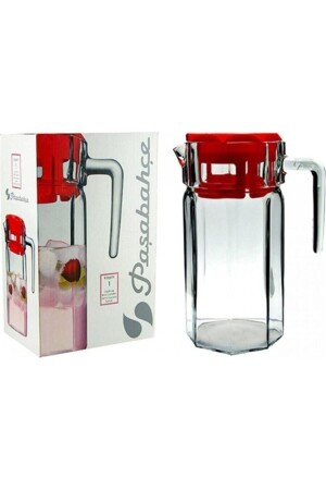MNZ-Köşem Jug 1.5 لتر (43414) ، جنجز زجاجي مع غطاء 1500 Cc Fma01030 A4402 - Paşabahçe