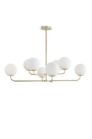 MNZ-Kumru 8-piece قديم الشنارة الحديثة مع الزجاج الأبيض KMRU-ESKT-08 - BSA LIGHTING