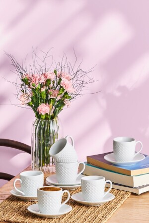 MNZ-Kuzguncuk مجموعة من 6 كوبات قهوة 90 مل 600. 15. 01. 2407 - Emsan