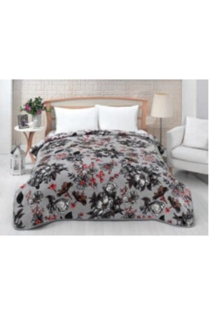 MNZ-Lacasa فخمة بنك الملك الحجم 1095 الرمادي غطاء 200x240 كل من البطانية والسرير - Mink