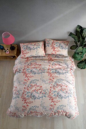 MNZ-Laçin Salmon غطاء غطاء مزدوج NWH-0451 - NewHome Outlet